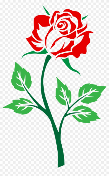 Rose Flower Clip Art - Free Rose Svg File