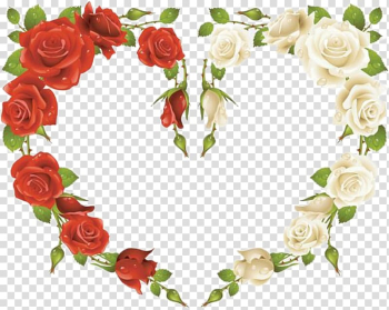 Rose frame Red , rose transparent background PNG clipart