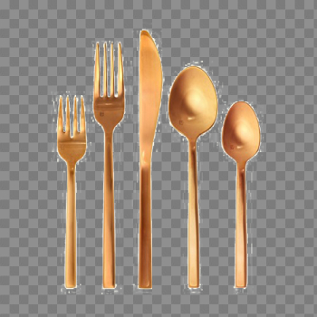 Rose Gold Fork Transparent Image Rose Gold Fork Transparent Image