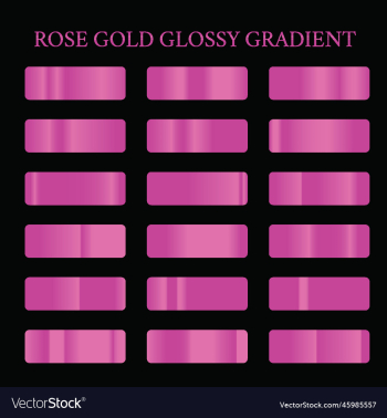rose gold glossy gradient set rose gold glossy gradient set