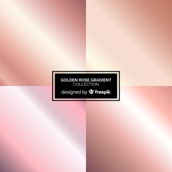 Rose gold gradient collection Rose gold gradient collection