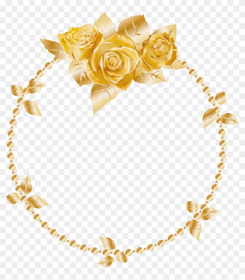 #rose #oses #wreath #gold #header #border #frame #decor - Gold Rose Border Frame #rose #oses #wreath #gold #header #border #frame #decor - Gold Rose Border Frame