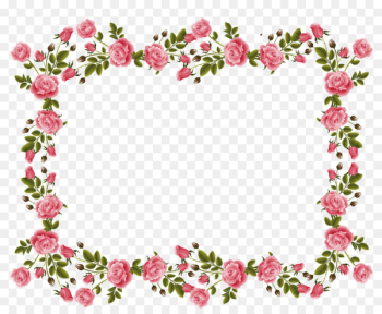 Rose Picture Frames Pink flowers Clip art - flower border Rose Picture Frames Pink flowers Clip art - flower border