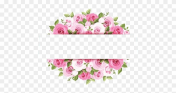 Rose Pink Flower Stock Photography - Flower Borders Rose Pink Flower Stock Photography - Flower Borders