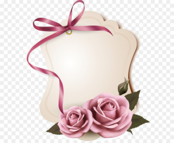 Rose Pink Paper - Pink rose label Rose Pink Paper - Pink rose label