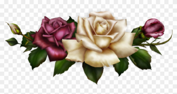 Rose Png Gul 7sdjoe - Transparent Floral Corner Border