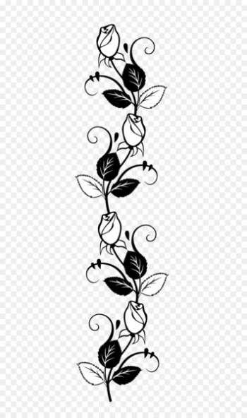 Rose Stencil Drawing Silhouette - rose Rose Stencil Drawing Silhouette - rose