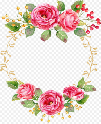 Rose Watercolor painting Floral design Flower - watercolor butterfly 