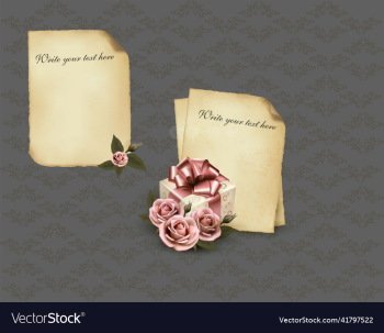 roses and vintage background roses and vintage background