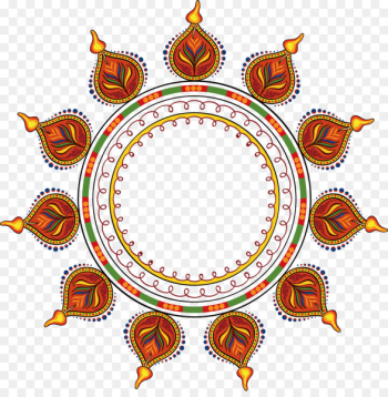 Rotary encoder Pattern - Hindu religious motifs Rotary encoder Pattern - Hindu religious motifs