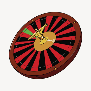 Roulette wheel clipart, entertainment illustration. | Free Photo - rawpixel