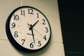 Round Black Analog Wall Clock Round Black Analog Wall Clock