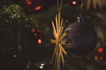 Round Black Bauble Round Black Bauble