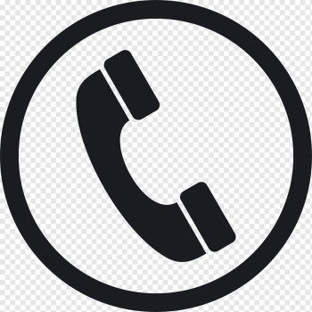 round black telephone logo, Telephone Icon, Phone File, electronics, logo, black And White png