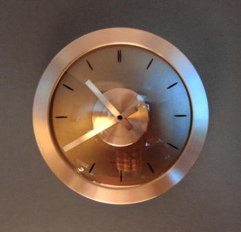 Round Bronze Analog Wall Clock Round Bronze Analog Wall Clock