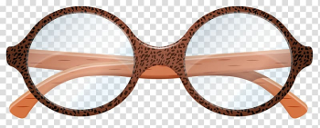 Round eyeglasses with pink frames, Glasses , Glasses transparent background PNG clipart