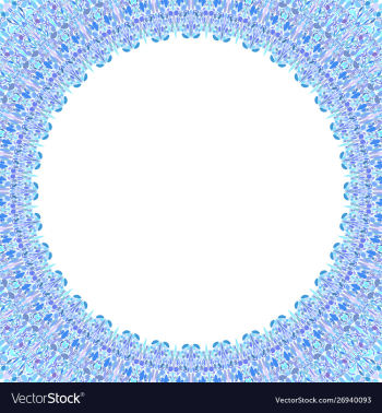 Round floral frame design - border graphic element vector image Round floral frame design - border graphic element vector image
