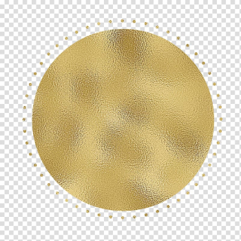 Round gold illustration, Circle, Gold Round transparent background PNG clipart