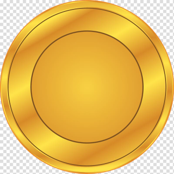 Round gold illustration, Gold coin Animation, Golden coin transparent background PNG clipart