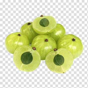 Round green fruits, Indian gooseberry Fruit Food Extract Health, Amla transparent background PNG clipart