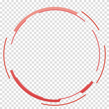 Round pink frame, Adobe Fireworks, Red simple circle border texture transparent background PNG clipart