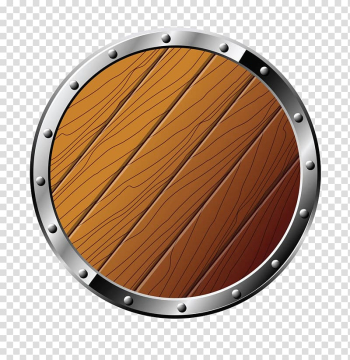 Round silver frame , Shield , Round Wooden Shield Free to pull the material transparent background PNG clipart