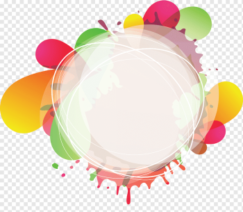 round splattered color illustration, Circle, Fashion colorful background and circle, color Splash, fashion Girl, color Pencil png