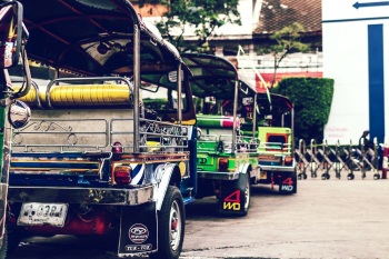 Row of Auto-rickshaw Row of Auto-rickshaw