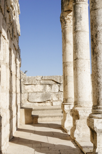Row of Concrete Column