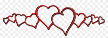 Row Of Hearts - Heart Border