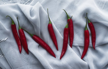 Row Of Hot Peppers