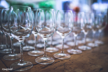 Rows of wine glasses. Visit Kaboompics for mo.. | Free stock photo - 436135 Rows of wine glasses. Visit Kaboompics for mo.. | Free stock photo - 436135
