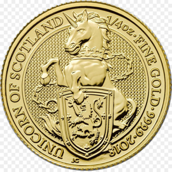 Royal Mint Gold coin Gold coin The Queen's Beasts - gold coins 
