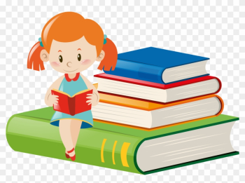 Royalty-free Girl Clip Art - Clipart Girl Reading Book Royalty-free Girl Clip Art - Clipart Girl Reading Book