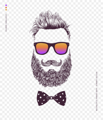 Royalty-free Man Illustration - Vector bearded man Royalty-free Man Illustration - Vector bearded man