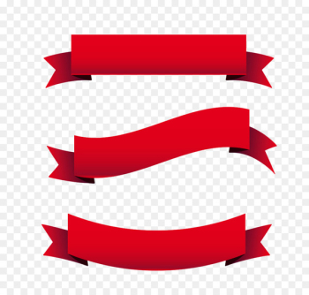Royalty-free Stock photography Illustration - Red ribbon decoration 