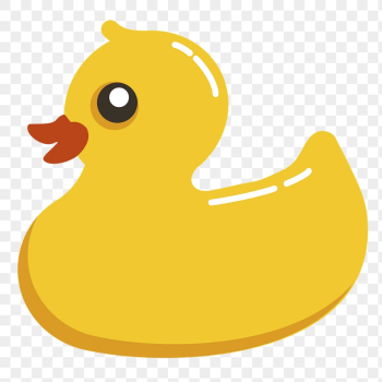 Rubber duck png sticker clipart, | Free PNG - rawpixel