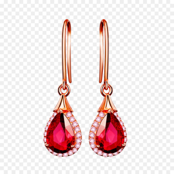 Ruby Earring Gemstone Jewellery - Gemstone Earrings Ruby Earring Gemstone Jewellery - Gemstone Earrings
