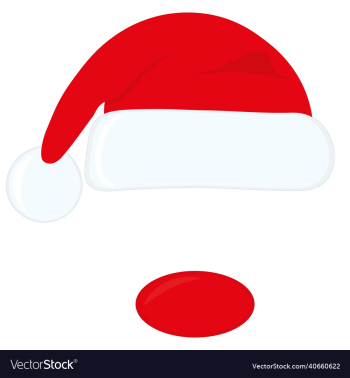 rudolph abstract picture with red hat and nose rudolph abstract picture with red hat and nose