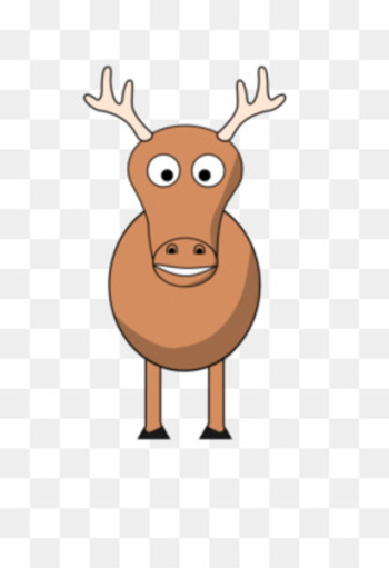 Rudolph Santa Claus's reindeer Santa Claus's reindeer Christmas - Vector cartoon reindeer 
