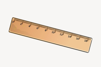 Ruler clipart, stationery illustration. Free | Free Photo - rawpixel