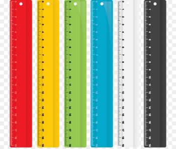Ruler Euclidean vector Photography - Cartoon hand colored scale 