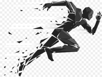Running Sport Silhouette Illustration - race Running Sport Silhouette Illustration - race