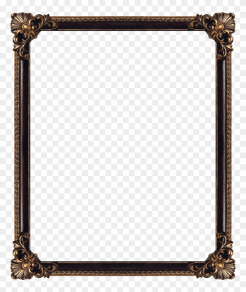 Rustic Wood Frame Clipart 5 By Cheryl - Vintage Wood Frame Png