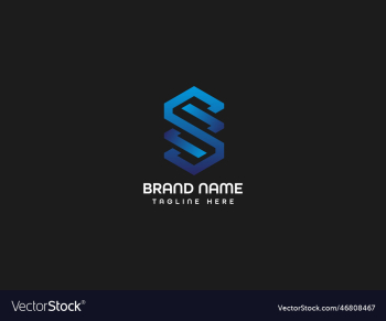 s modern letter logo s modern letter logo