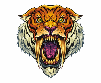 Saber Tooth Tiger - Sabertooth Mascot - saber tooth tiger png ...