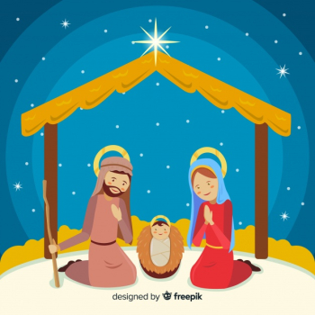 Sacred family nativity background Sacred family nativity background