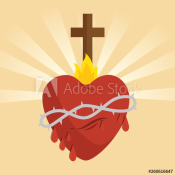 sacred jesus heart icon sacred jesus heart icon
