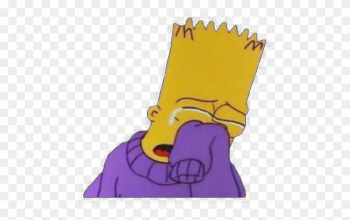 Sad Bart Simpson Png