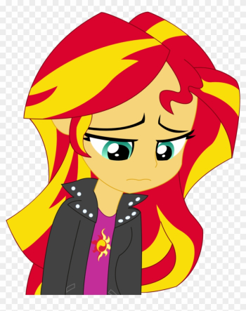 Sad Sunset By Sketchmcreations - Equestria Girls Sunset Shimmer Sad